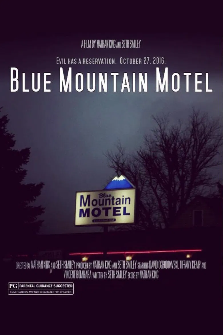 Blue Mountain Motel poster background