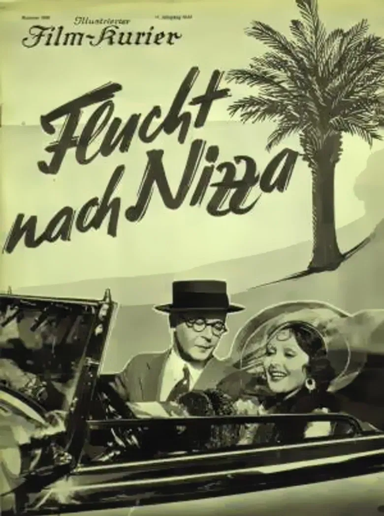 Flucht nach Nizza poster background