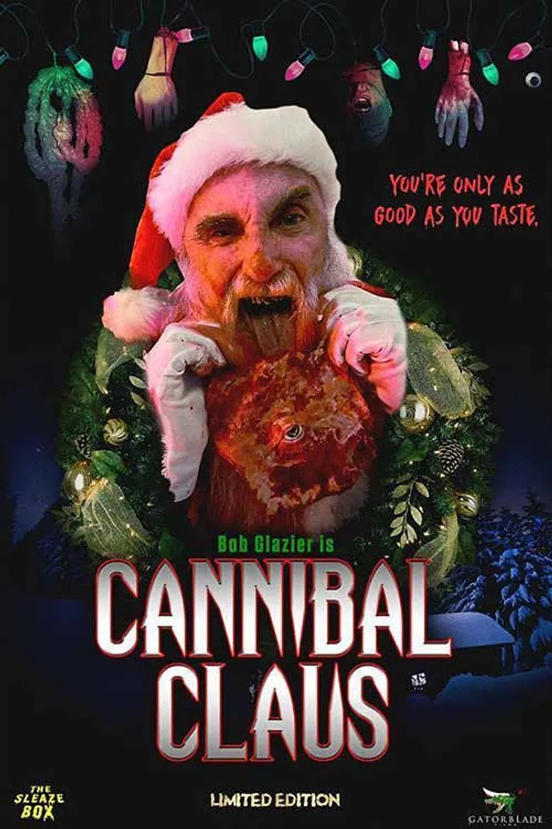 Cannibal Claus poster background