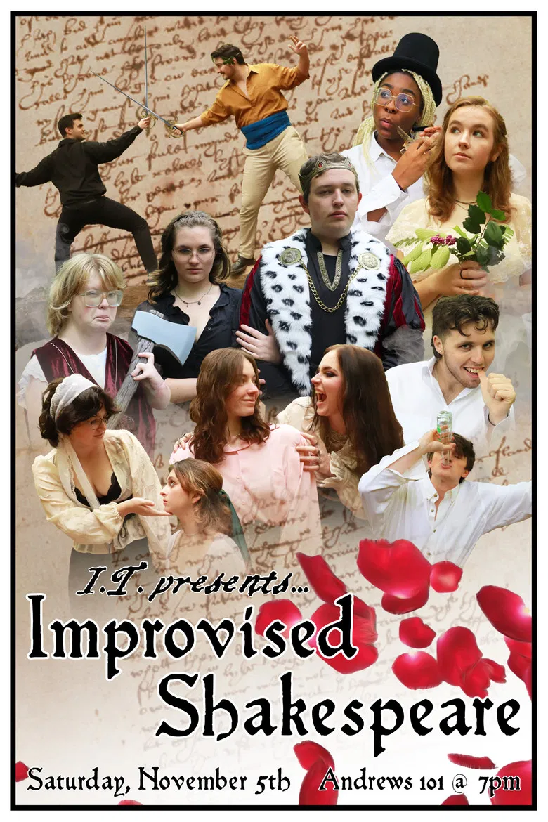 I.T.'s Improvised Shakespeare poster background