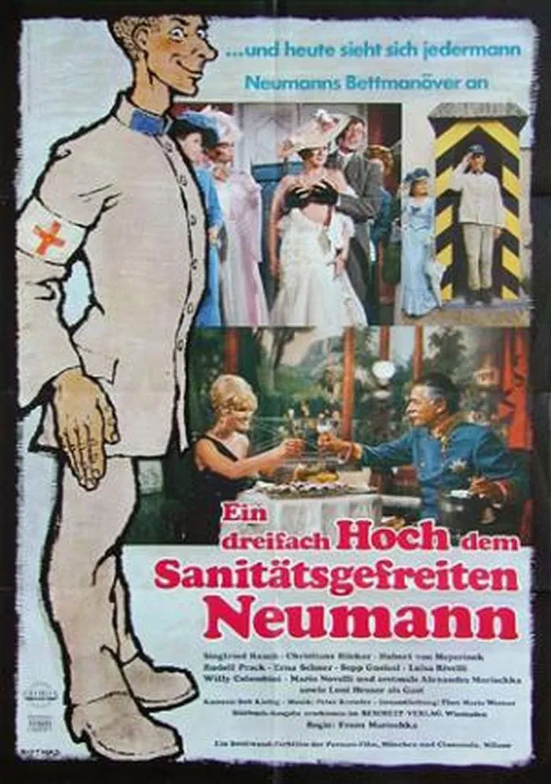 Ein dreifach Hoch dem Sanitätsgefreiten Neumann poster background