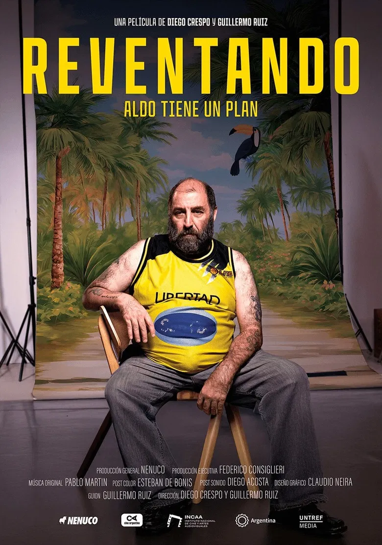 Reventando poster background