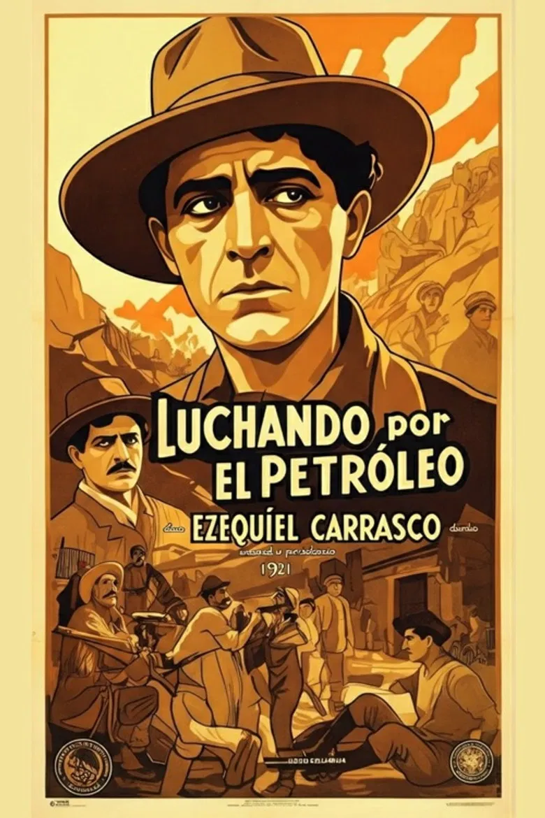 Luchando por el petróleo poster background