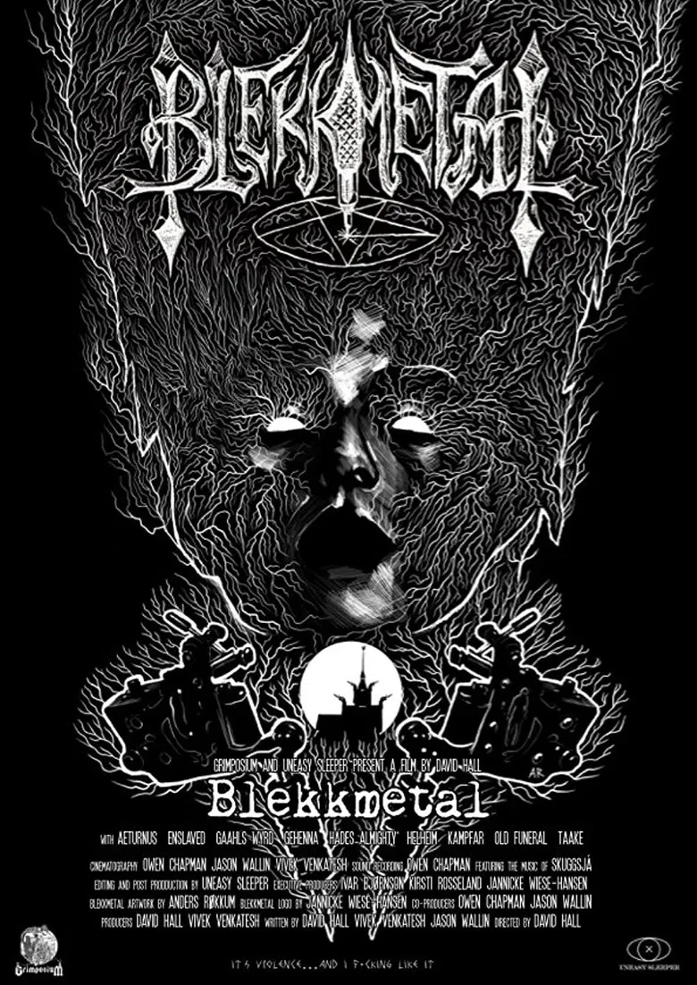 Blekkmetal poster background