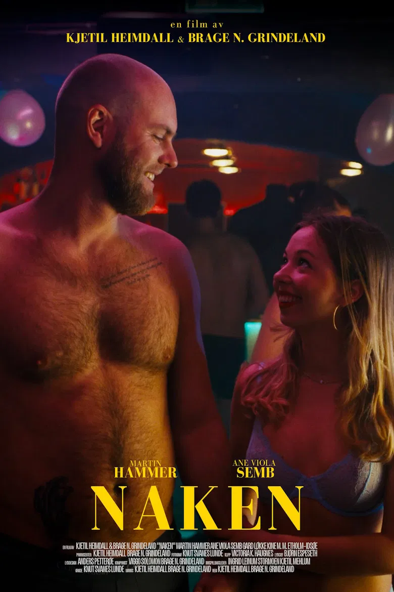 Naken poster background