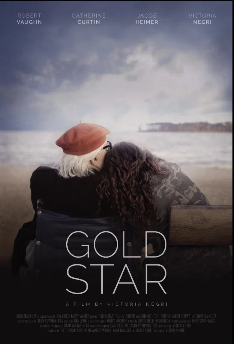 Gold Star poster background