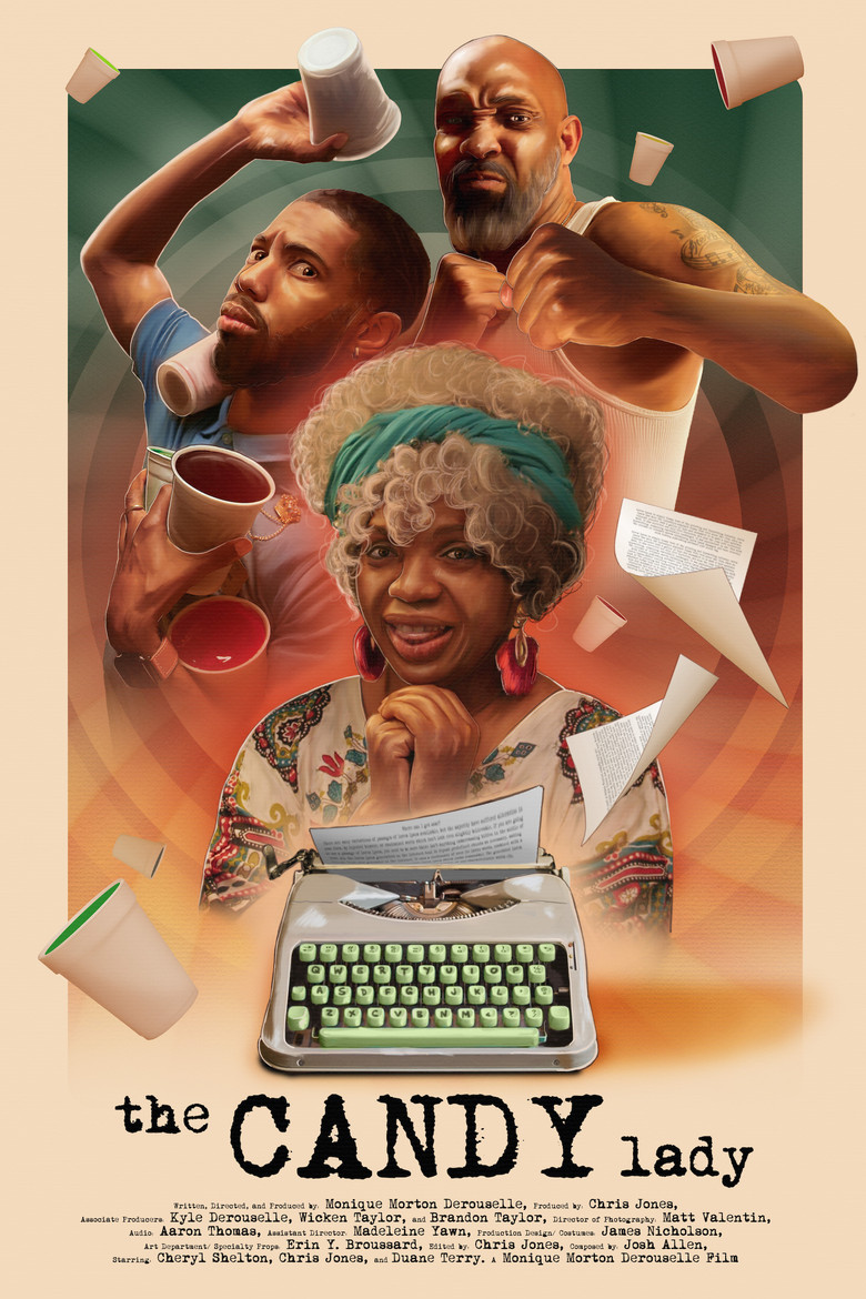 The Candy Lady poster background