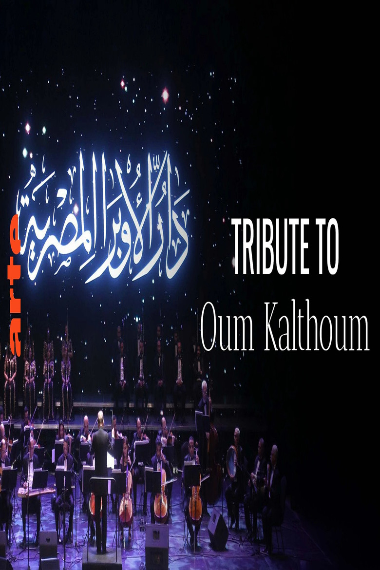 Hommage to Oum Kalthoum Paris Philharmonic poster background