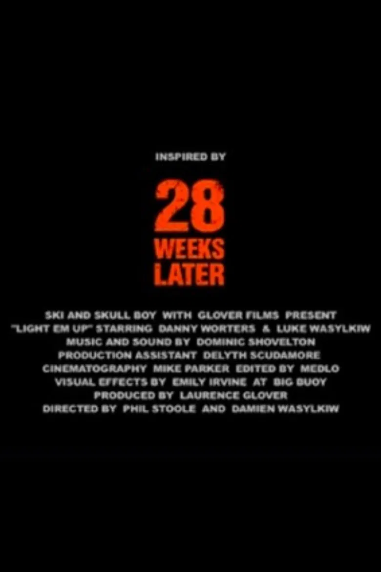28 Weeks Later: Light 'Em Up poster background