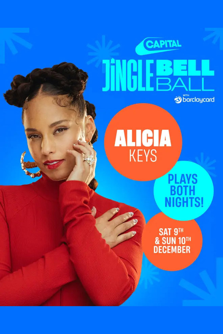 Alicia Keys - Live at Capital's Jingle Bell Ball 2023 poster background