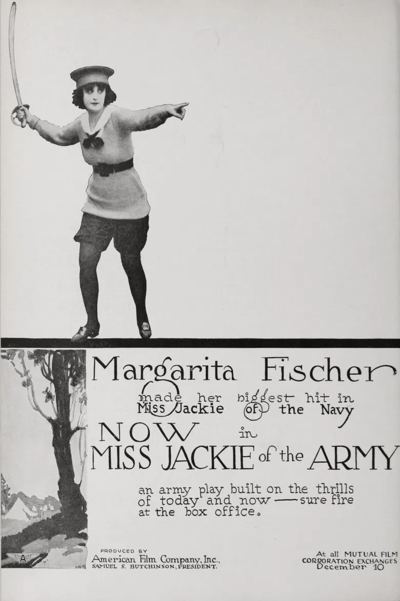 Miss Jackie of the Army poster background