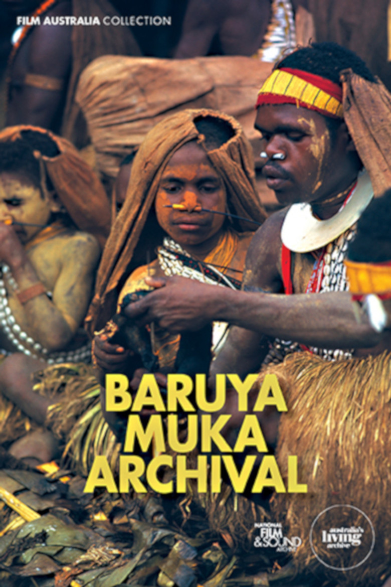 Baruya Muka Archival poster background
