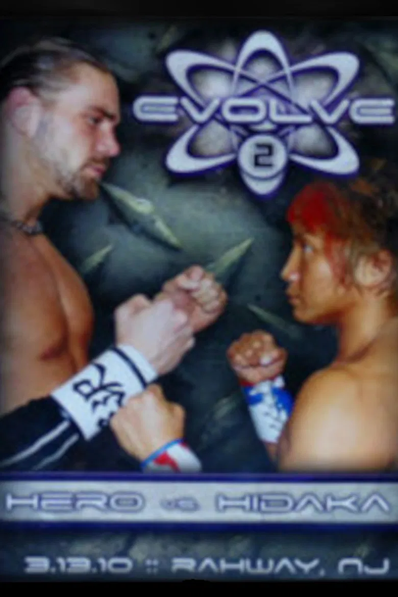 EVOLVE 2: Hero vs. Hidaka poster background