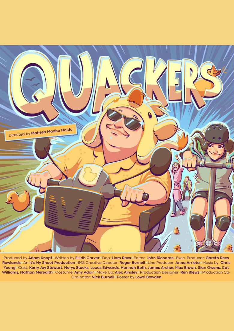 Quackers poster background