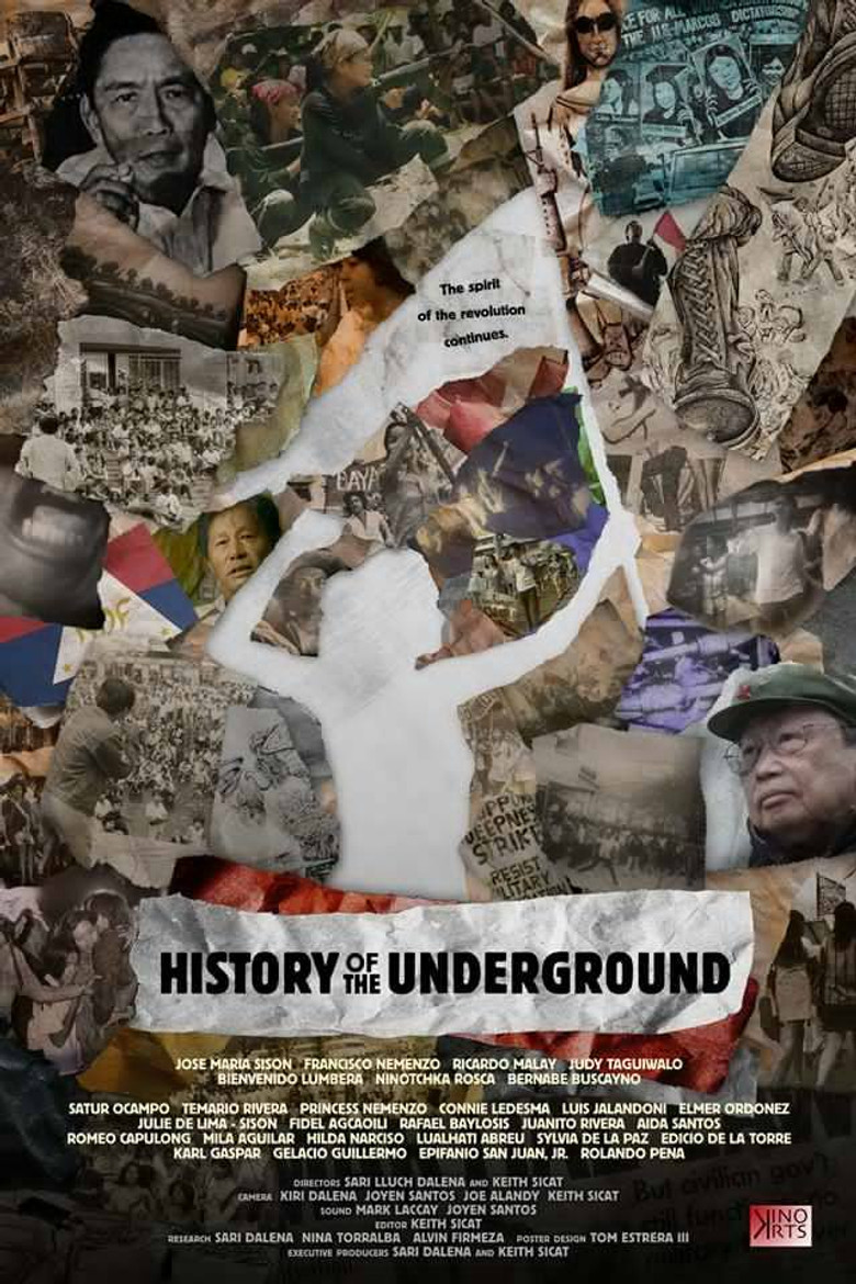 History of the Underground poster background