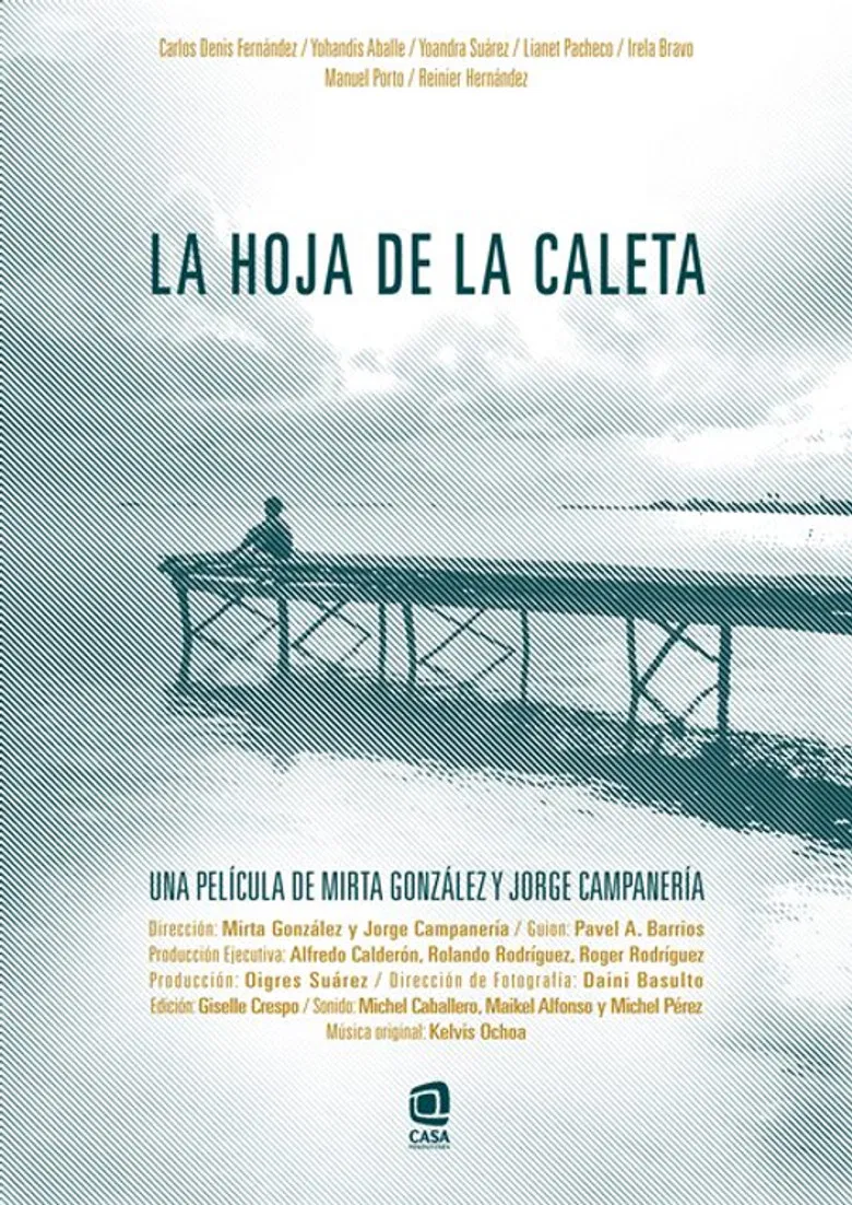 La hoja de la caleta poster background
