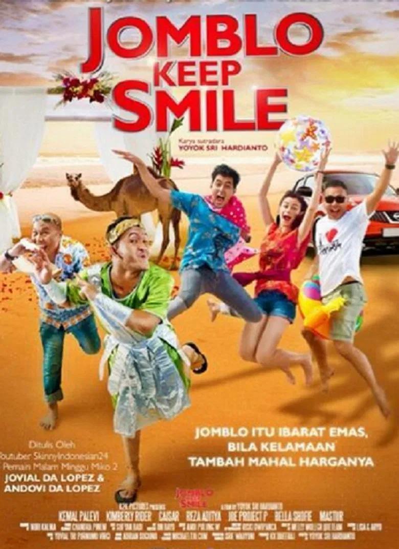 Jomblo Keep Smile poster background