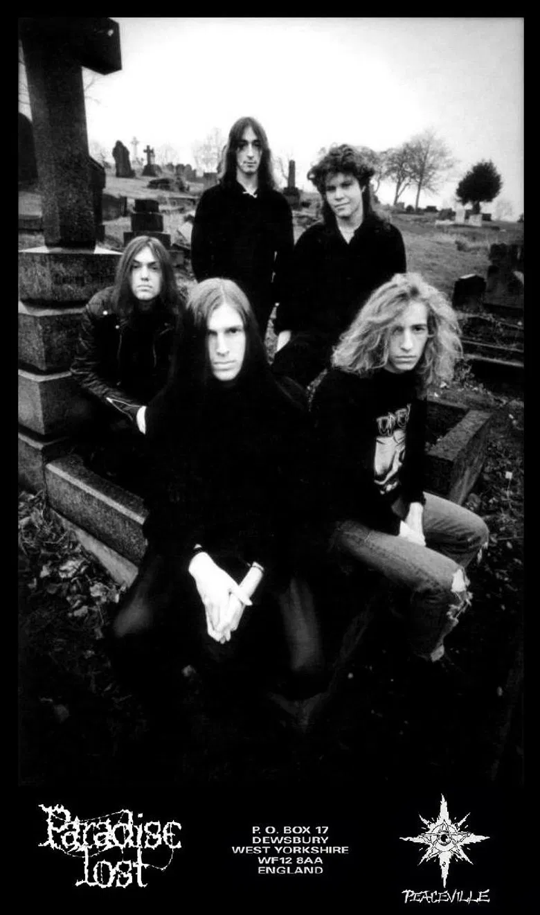 Paradise Lost - Live at the Longhorn, Stuttgart poster background