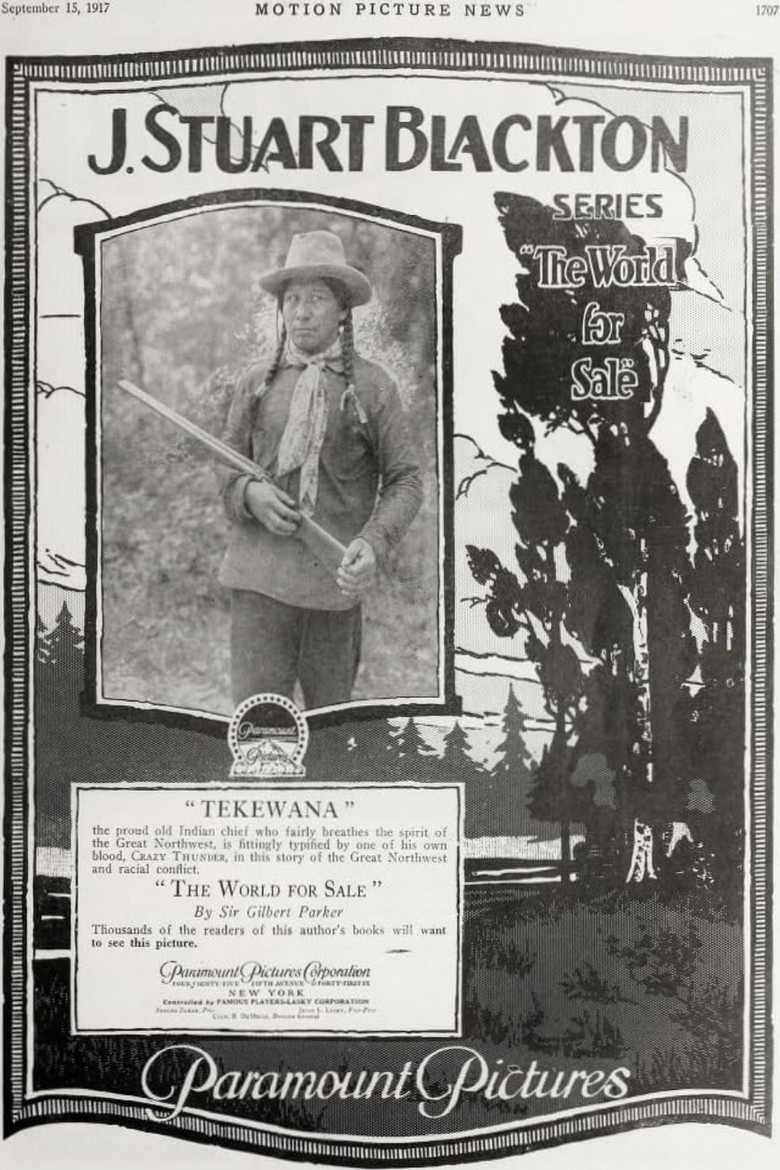 The World for Sale poster background