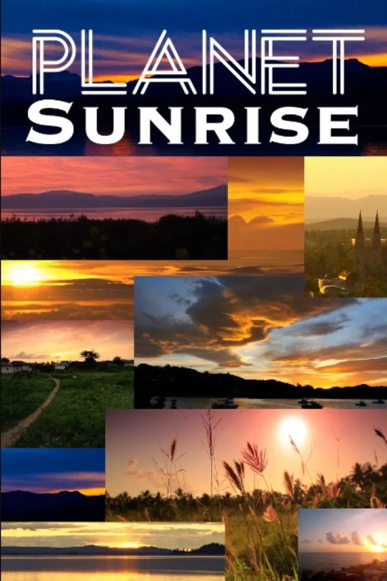 Planet Sunrise poster background