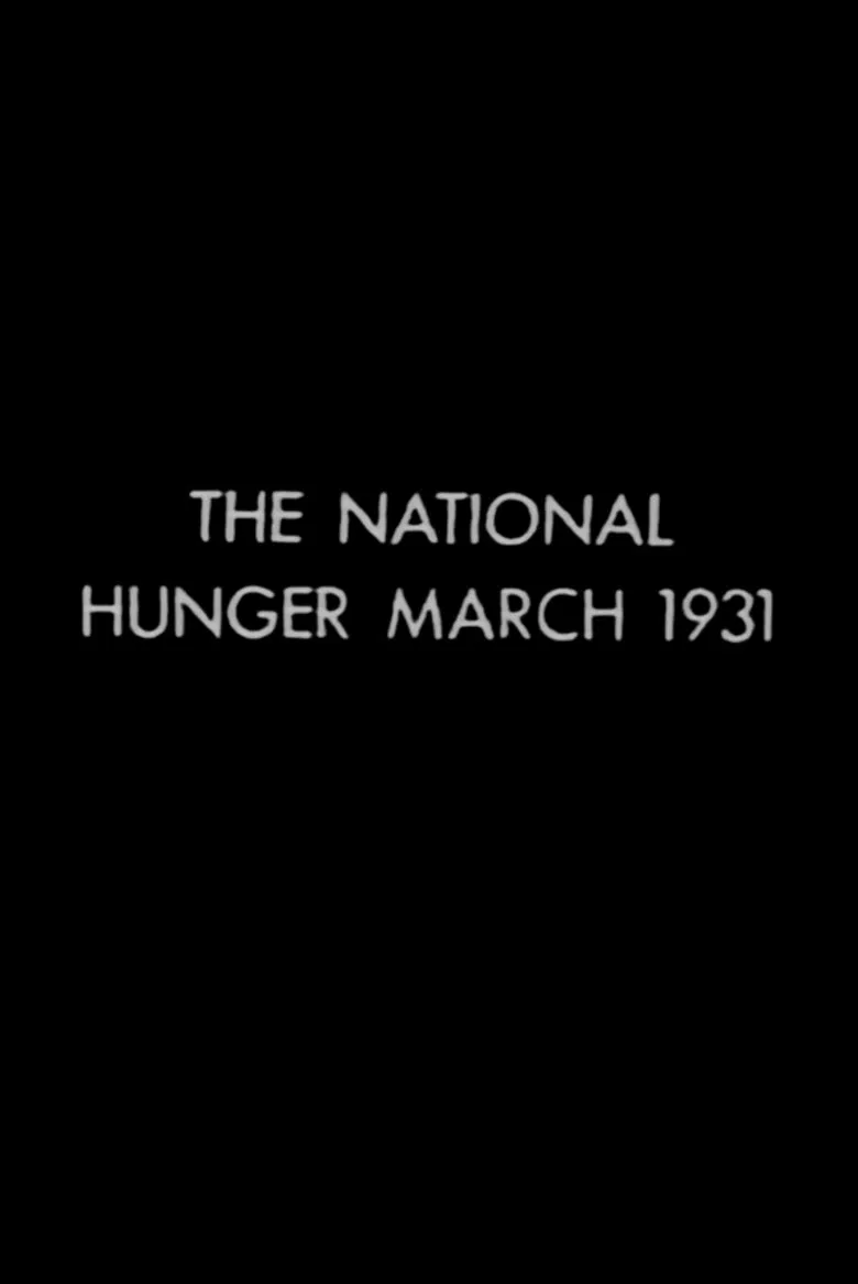 The National Hunger March 1931 poster background