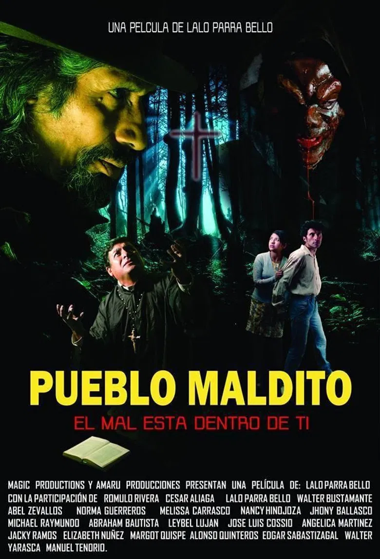 Pueblo maldito poster background
