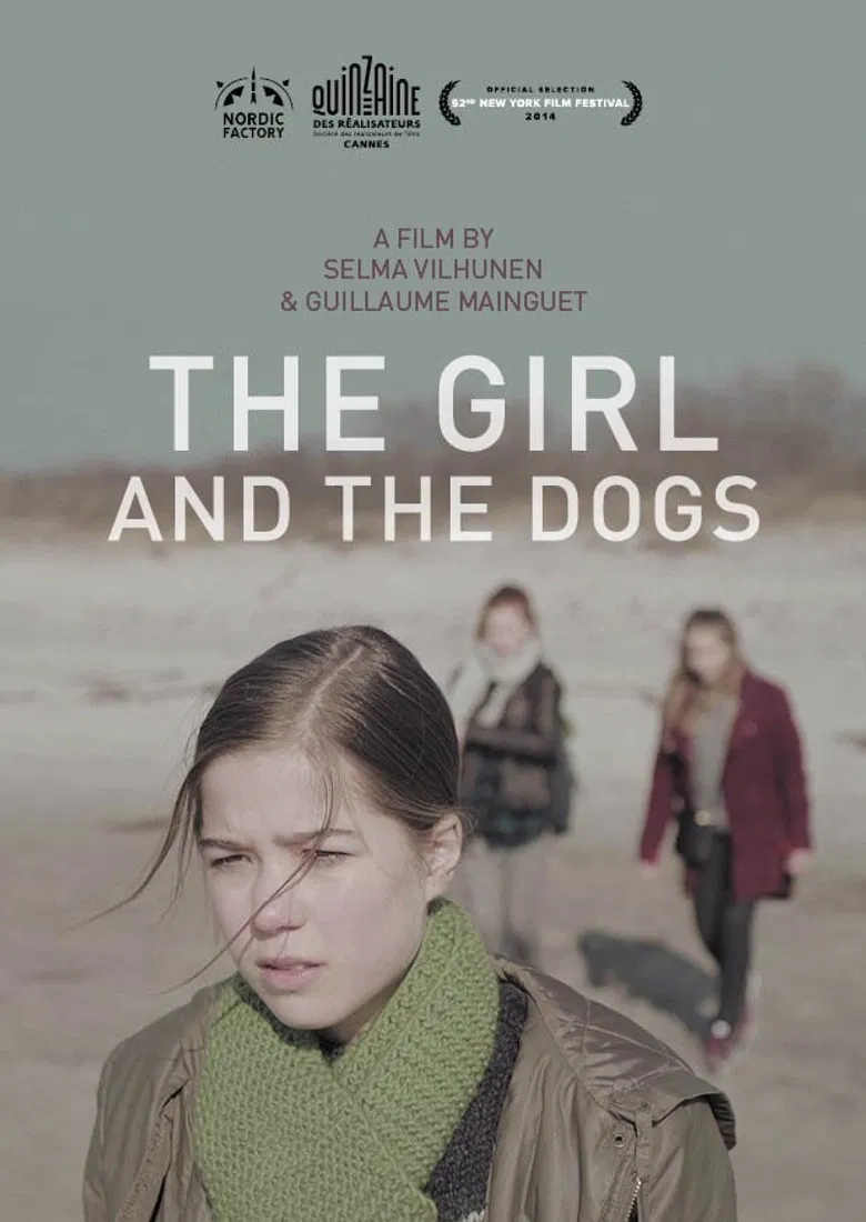 The Girl and the Dogs poster background