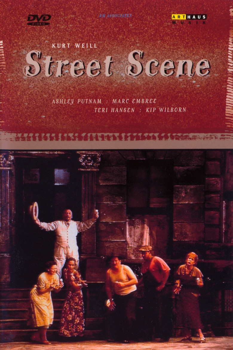 Kurt Weill: Street Scene poster background