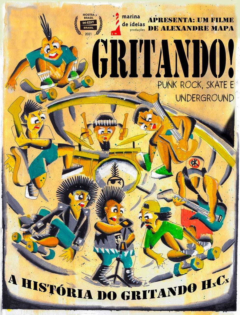 Gritando! poster background
