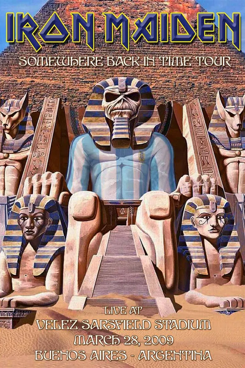 Iron Maiden: Quilmes Rock Festival poster background