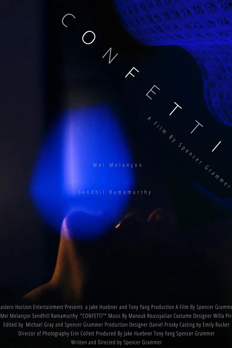 Confetti poster background