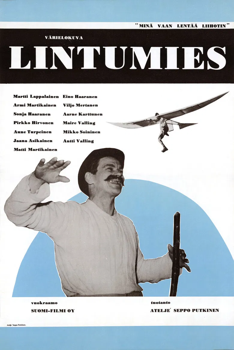 Lintumies poster background