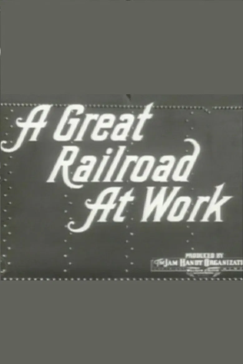 A Great Railroad at Work poster background