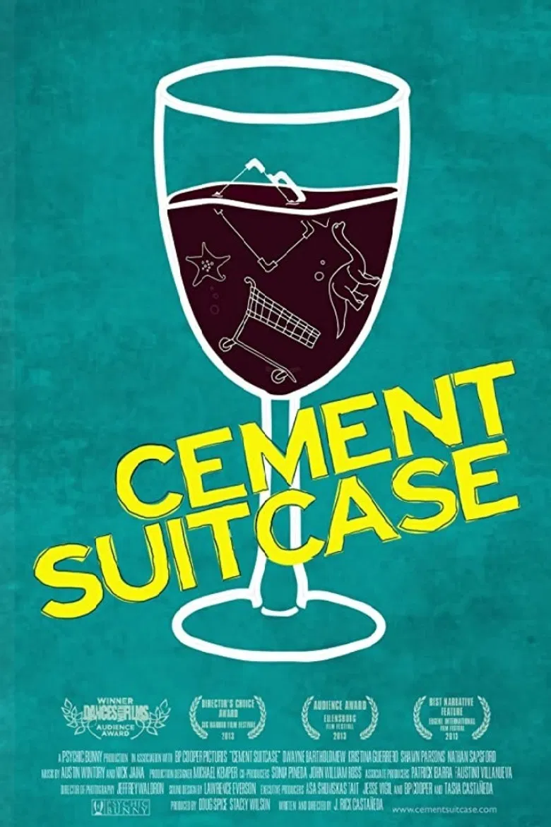 Cement Suitcase poster background