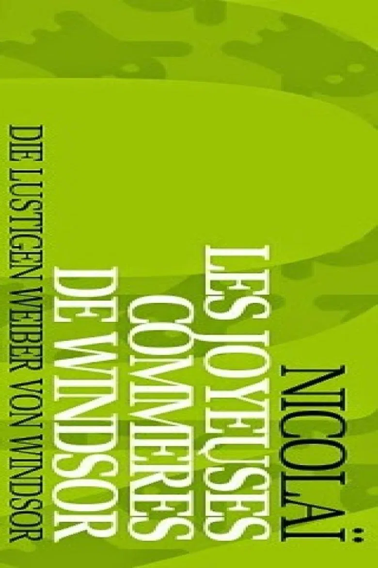 The Merry Wives of Windsor - Opéra Royal de Wallonie poster background