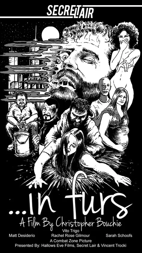 ...in furs poster background