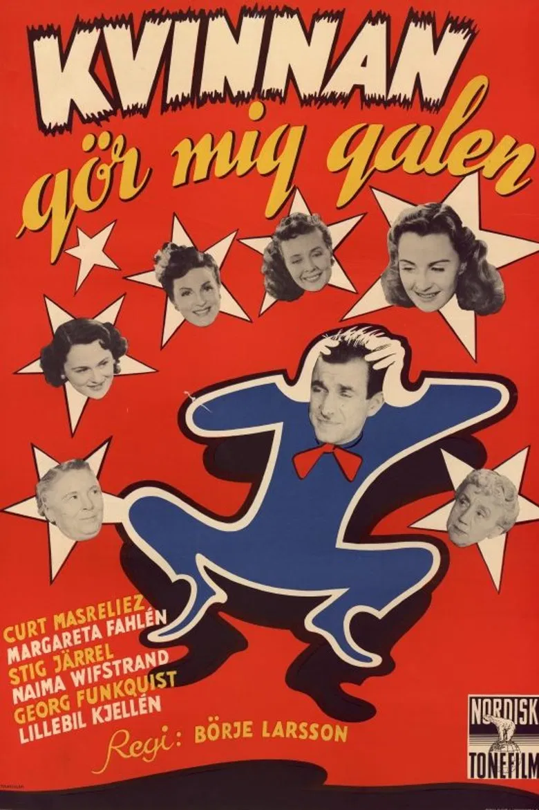 The Woman Drives Me Crazy poster background