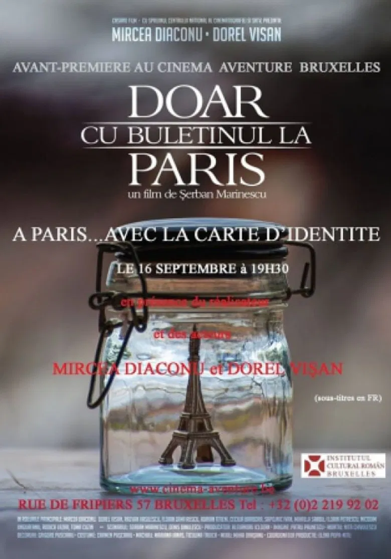 To Paris with the Identity Card poster background