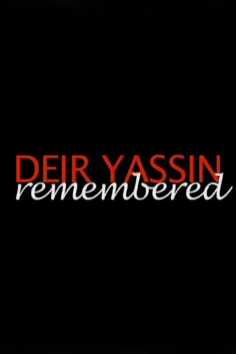 Deir Yassin Remembered poster background