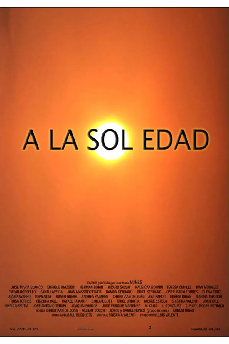 A la soledat poster background