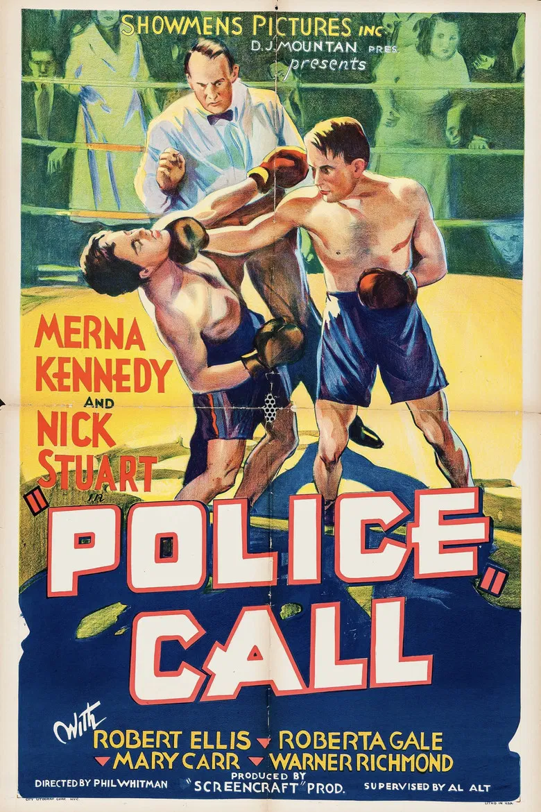 Police Call poster background
