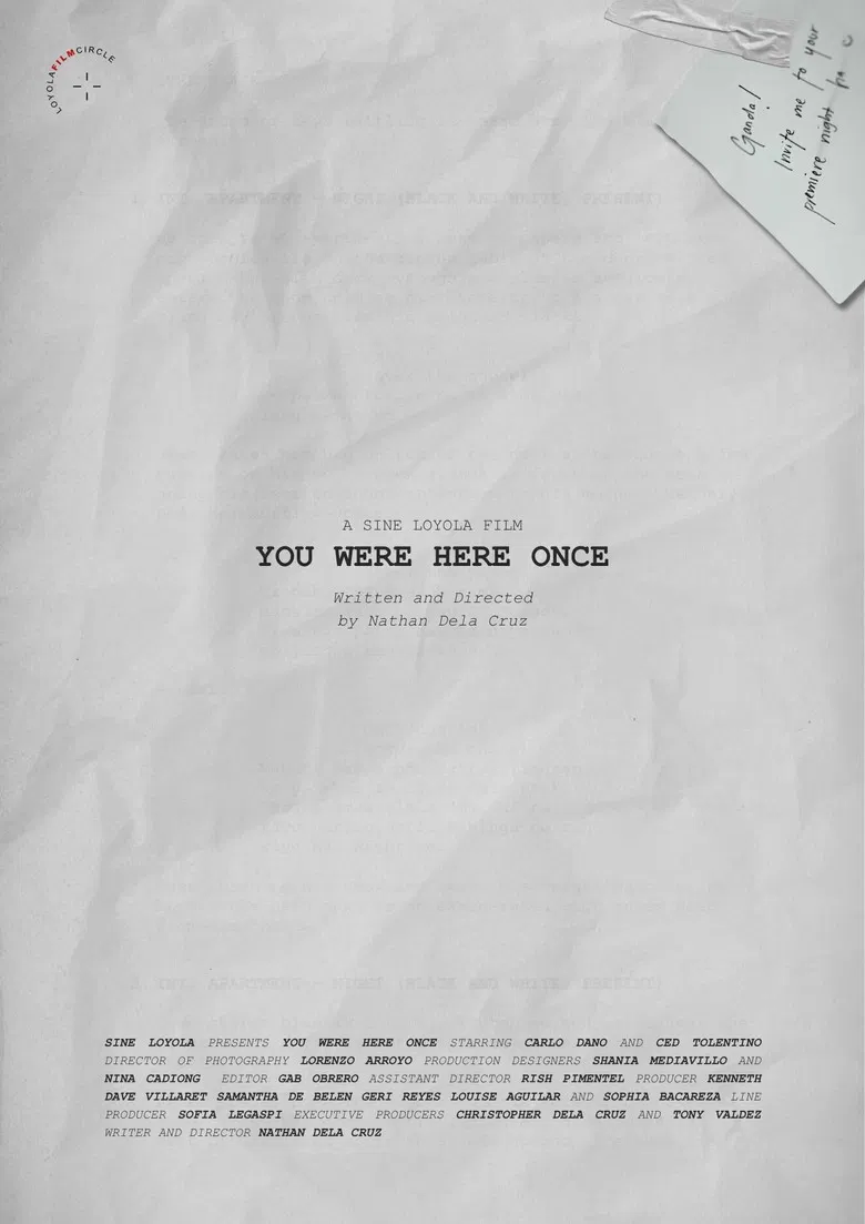 You Were Here Once poster background