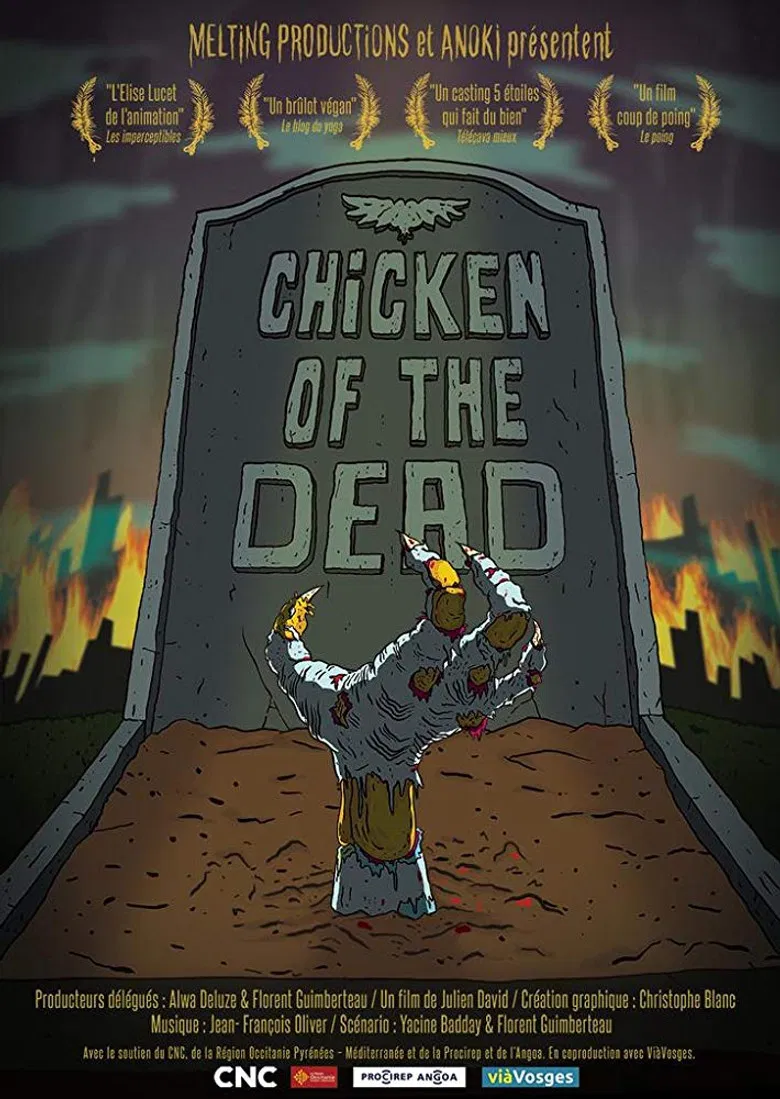 Chicken Of The Dead poster background