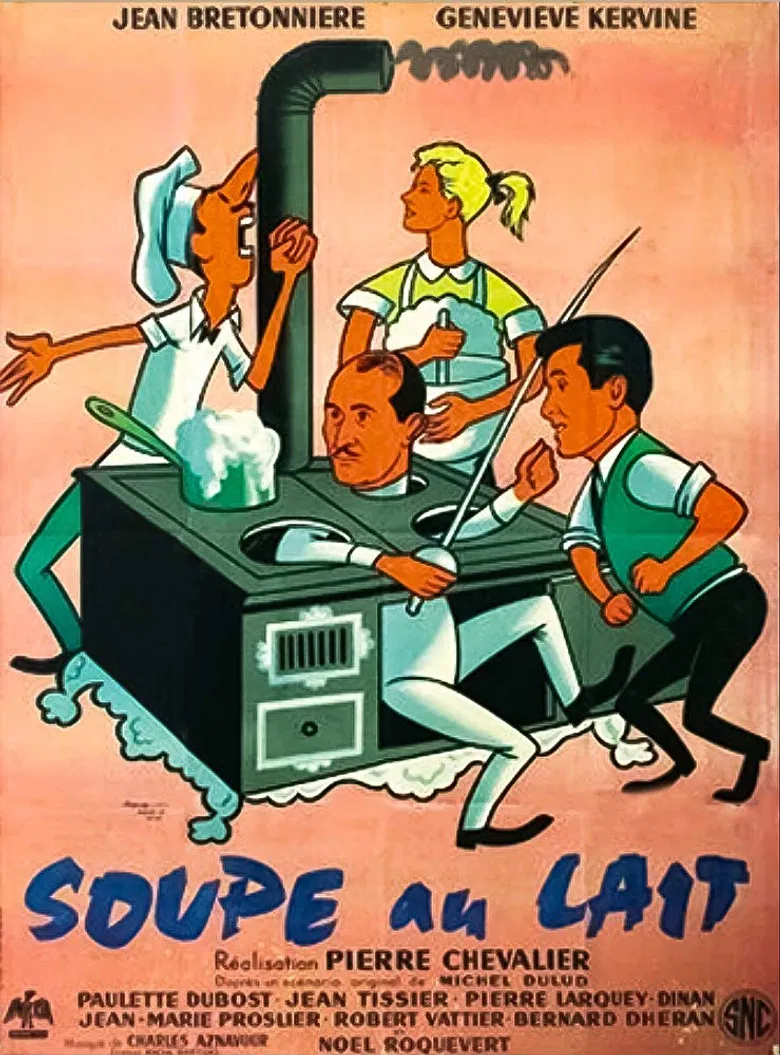 Soupe au lait poster background