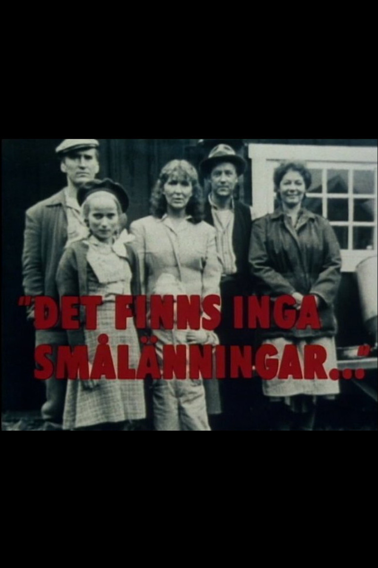 Det finns inga smålänningar poster background