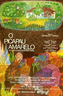O Picapau Amarelo poster background