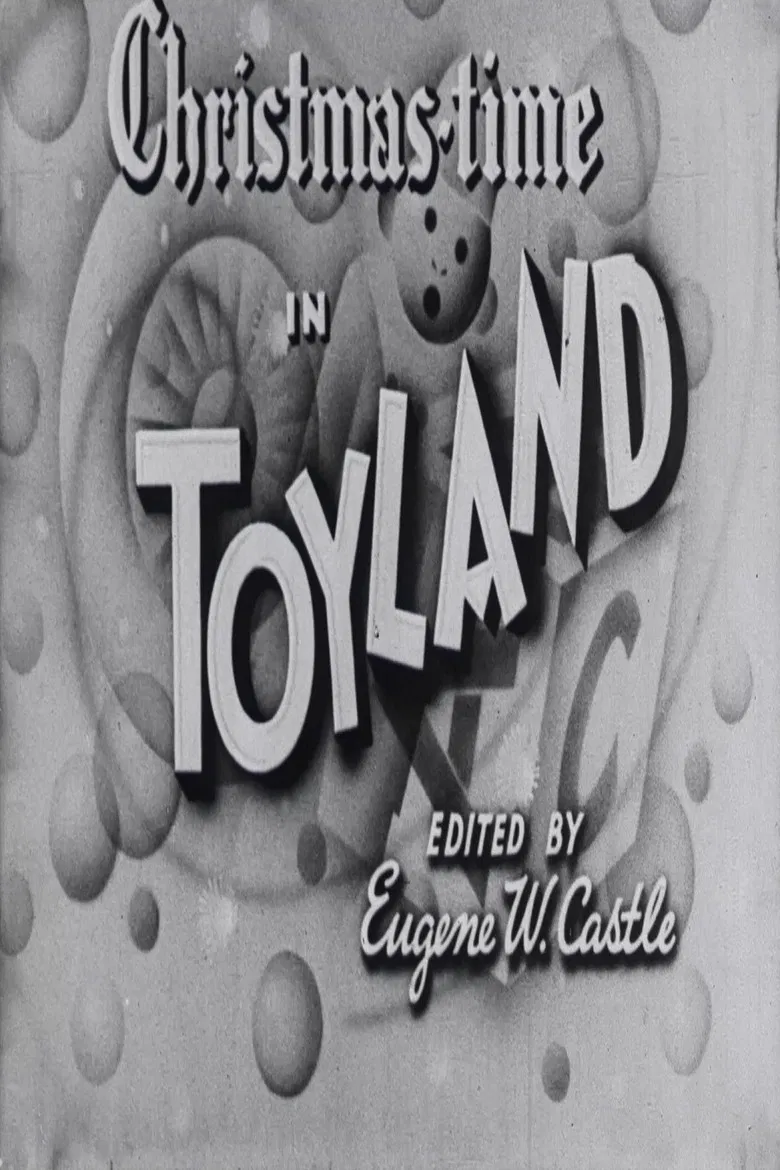 Christmas-time in Toyland poster background