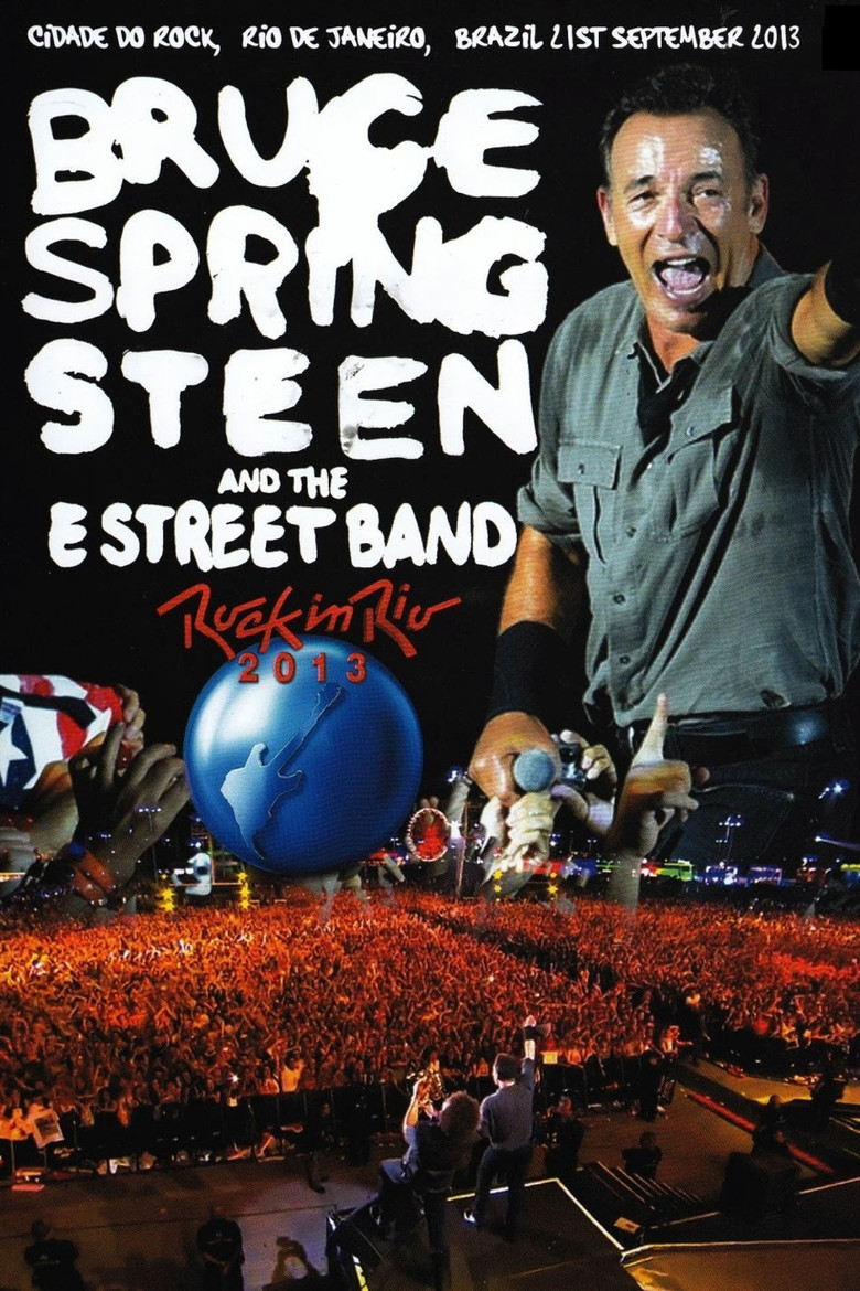 Bruce Springsteen & The E Street Band: Rock In Rio 2013 poster background