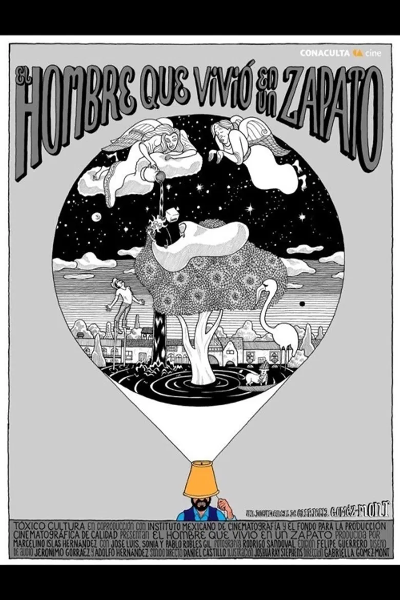 The Man Who Lived in a Shoe poster background