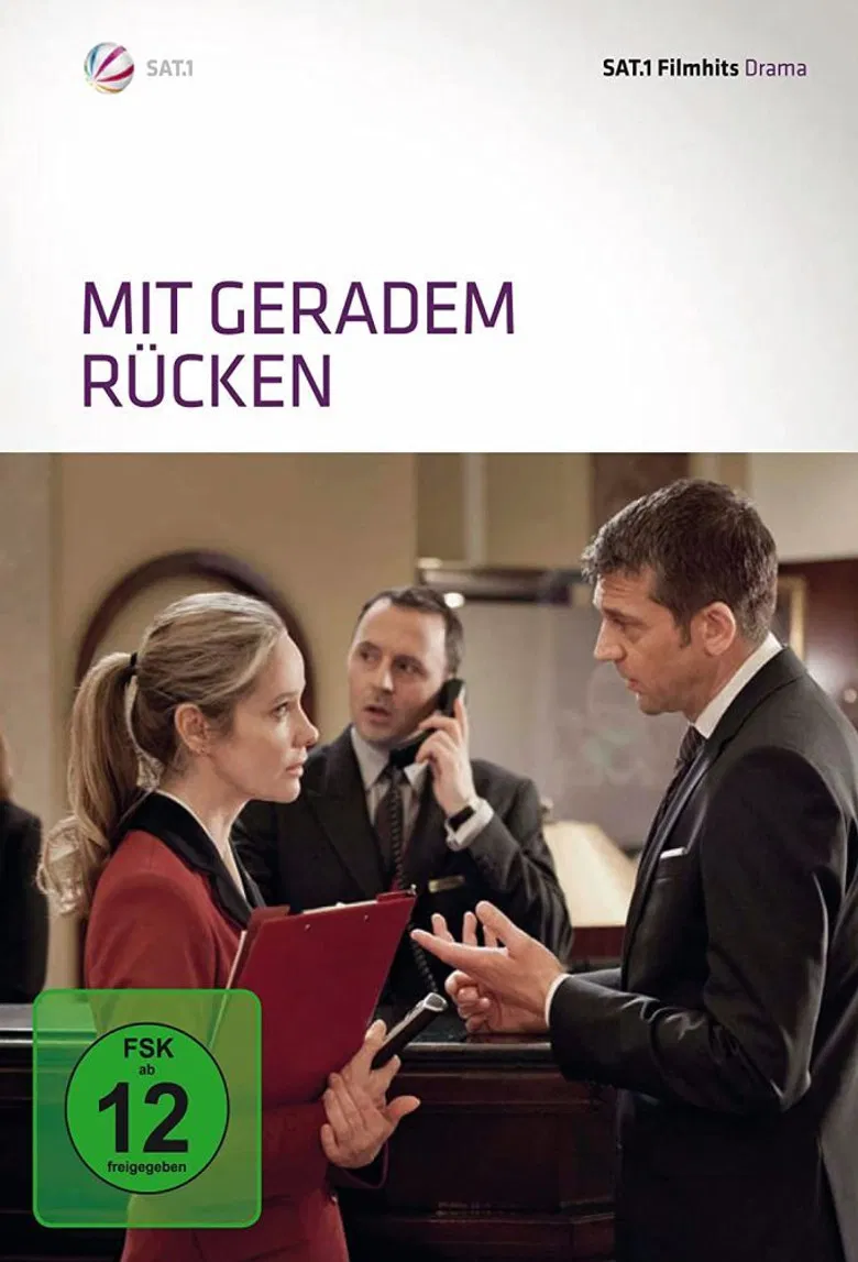 Mit geradem Rücken poster background